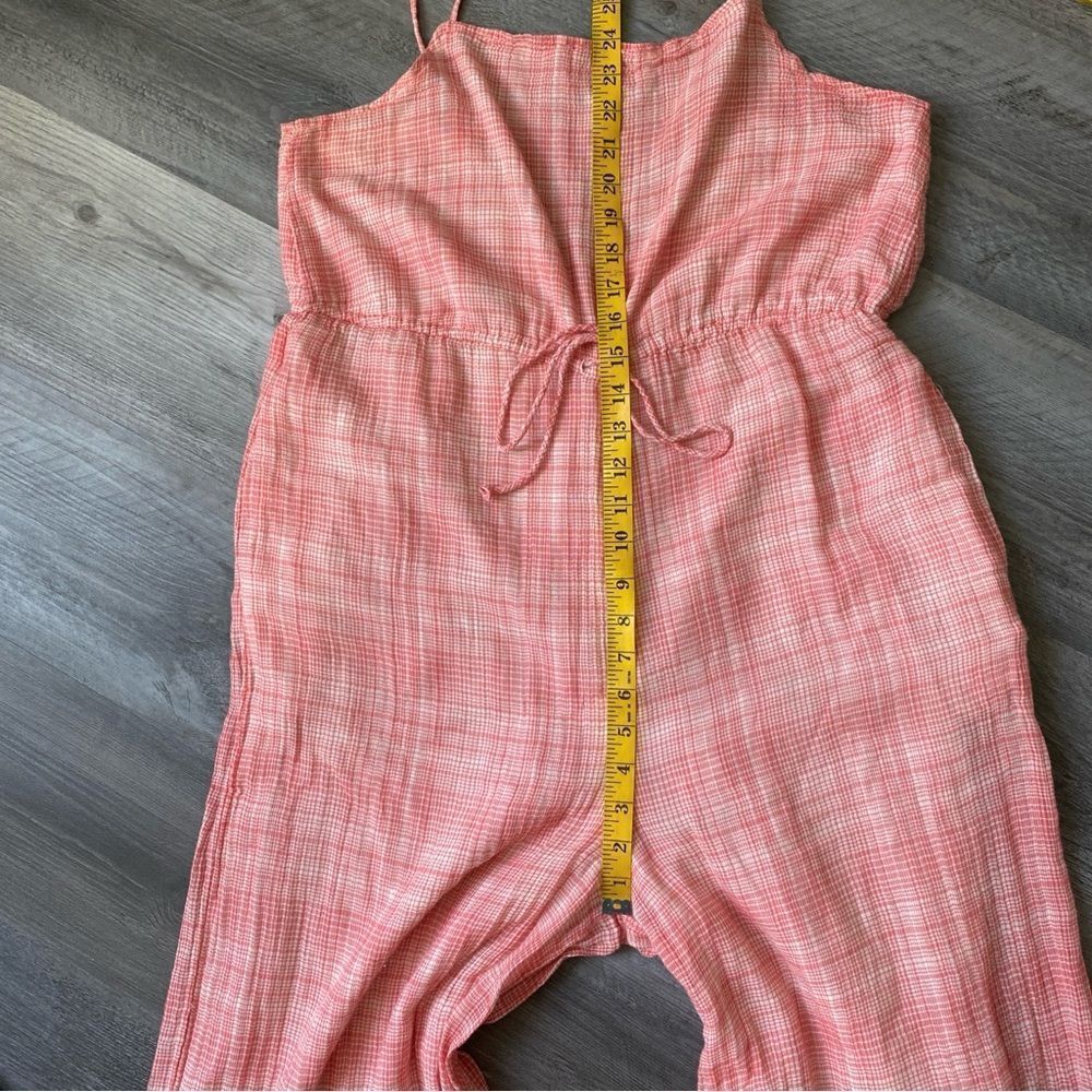 Urban Outfitters Audra Jumpsuit Gingham Plaid Medium Party Vacation Boho - Picture 11 of 15